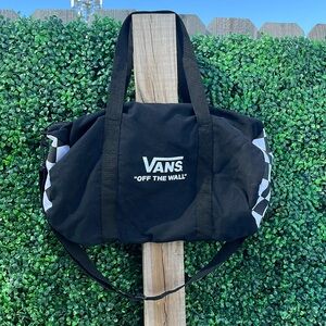 Vans Duffel Bag 🖤 Black w/ Checkers 🖤